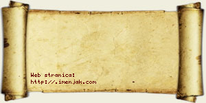 David Tomasović vizit kartica